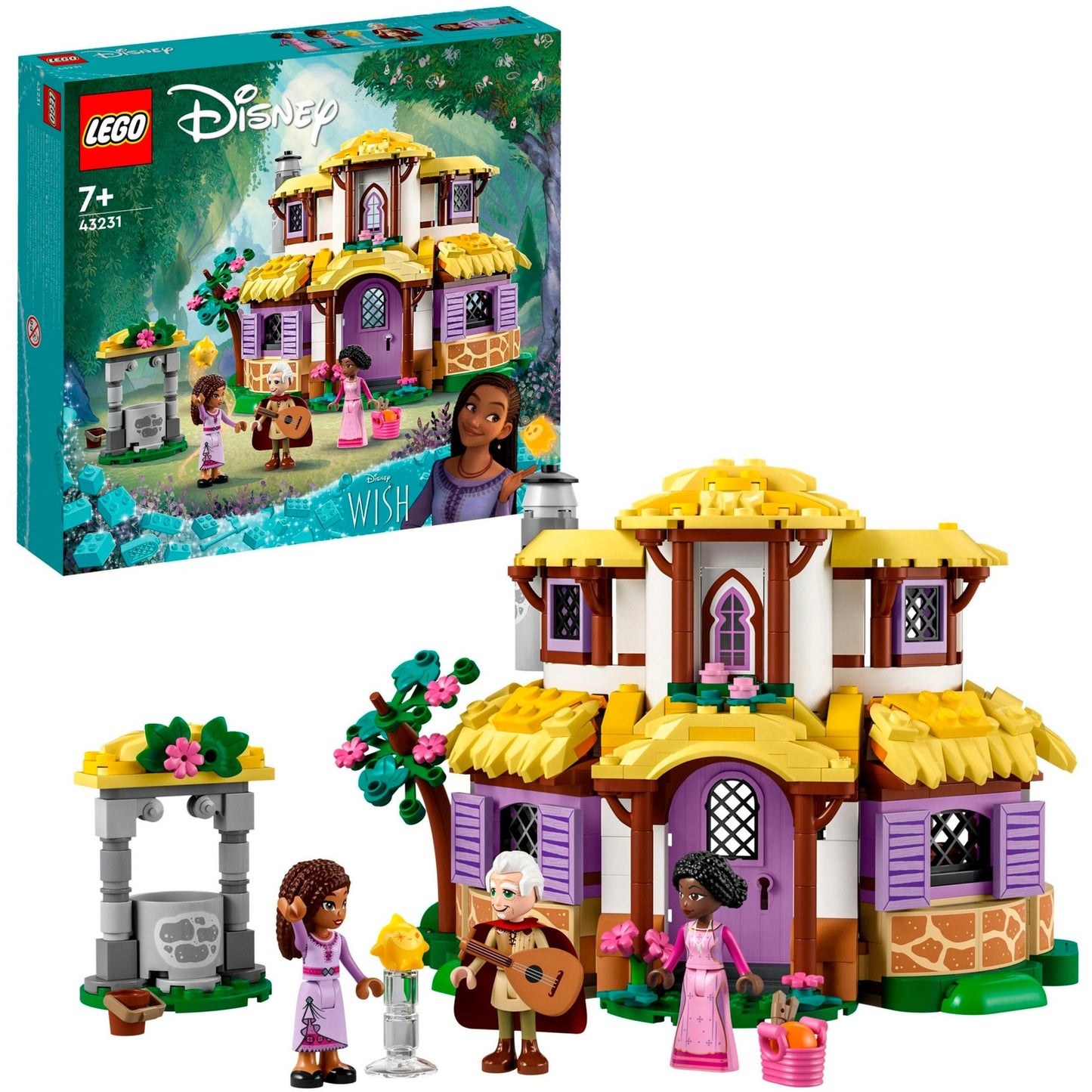Lego Disney - Jouet de construction La maison d'Asha (43231)