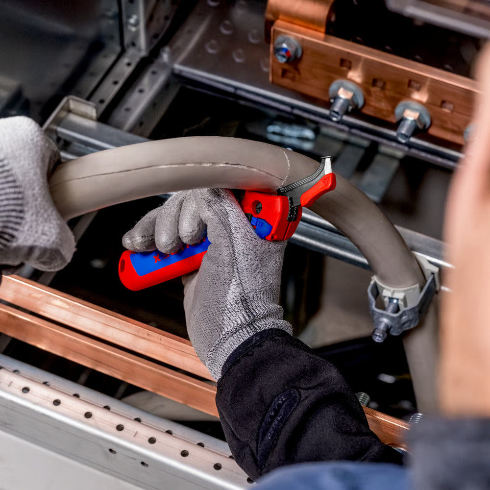 Couteau de démontage Knipex avec patin coulissant - 16 50 145 sb