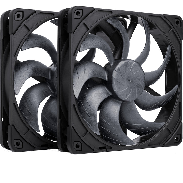 Noctua nf-a14x25 g2 pwm sx2-pp chromax.black ventilateurs de boîtier (noir, 2 pièces, 140 x 140 x 25 mm)