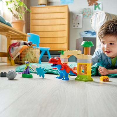 Lego Duplo 10463 Le dinosaure Spidey Rex contre le gobelin vert