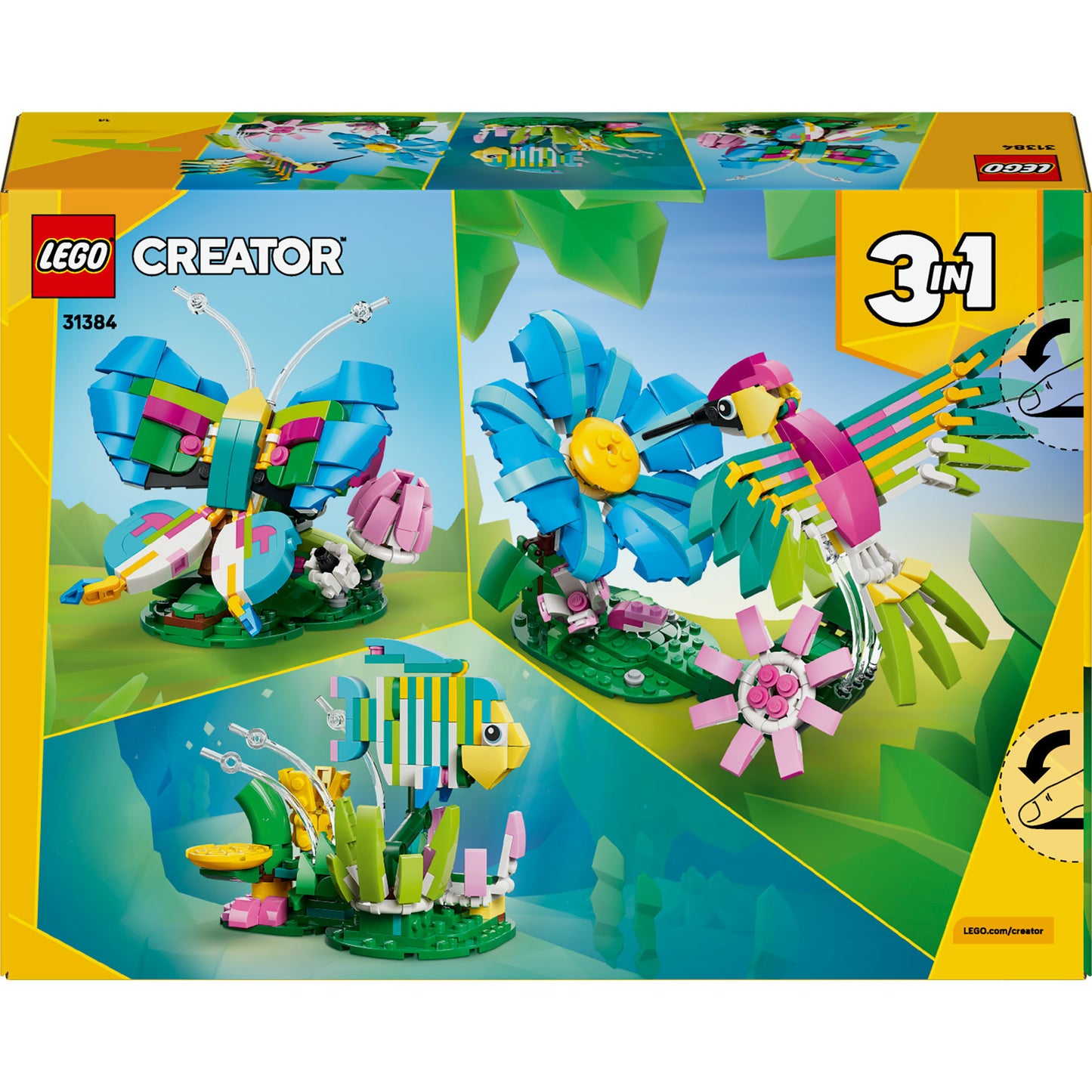 Lego Creator 31384 animaux sauvages : colibri coloré