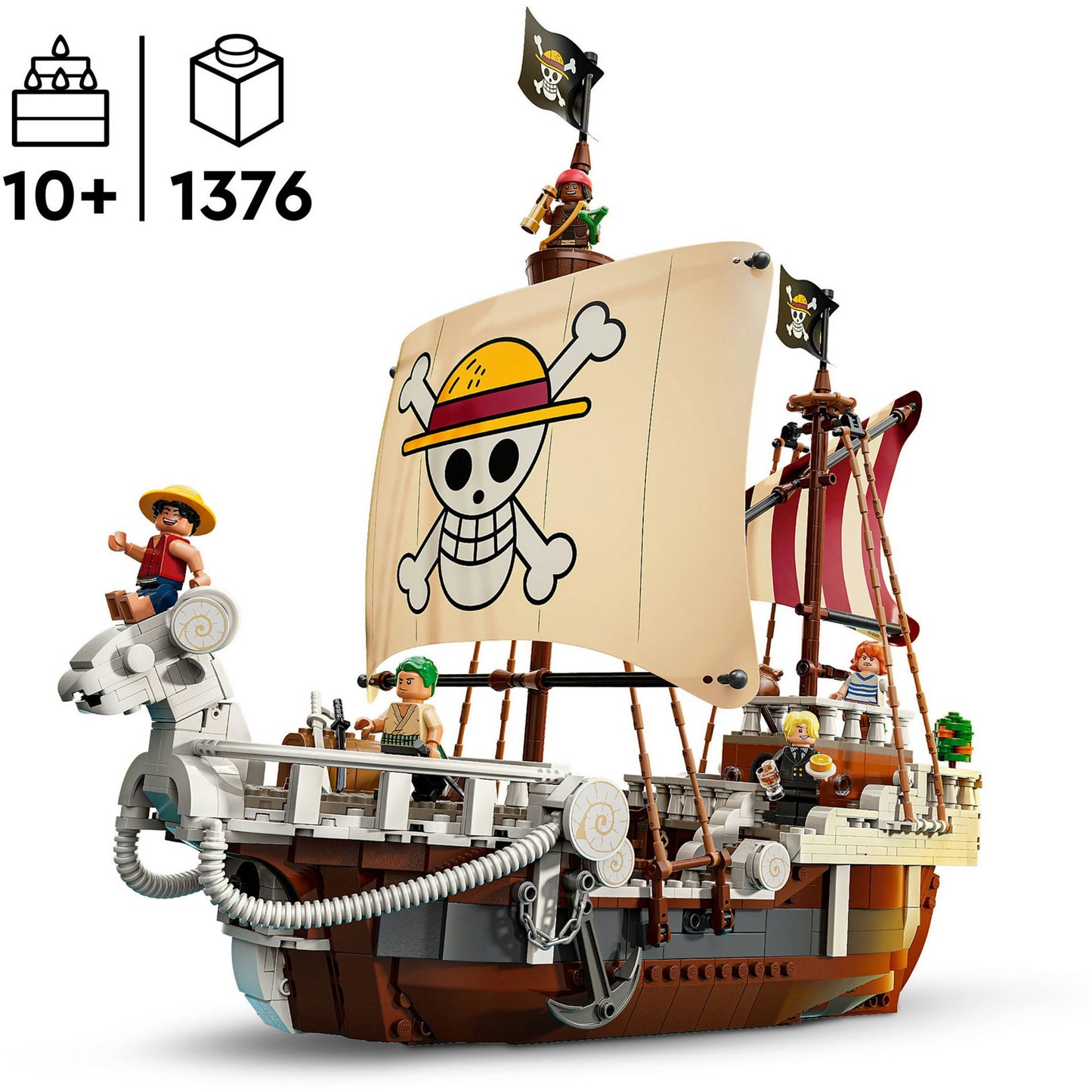 Lego One Piece 75639 Le bateau pirate va joyeux