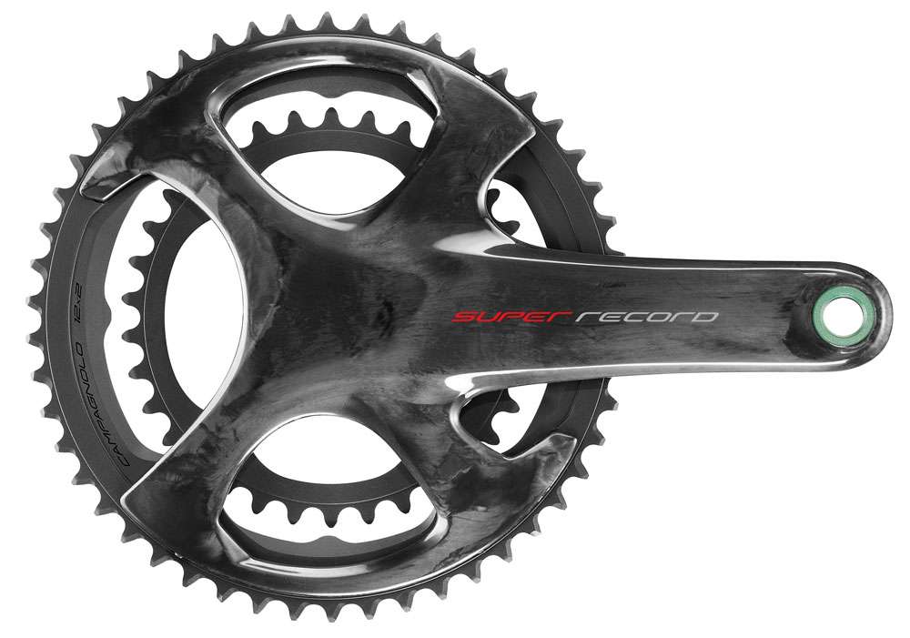 Campagnolo manivelle super record carbone 2x12 vitesses 52 36