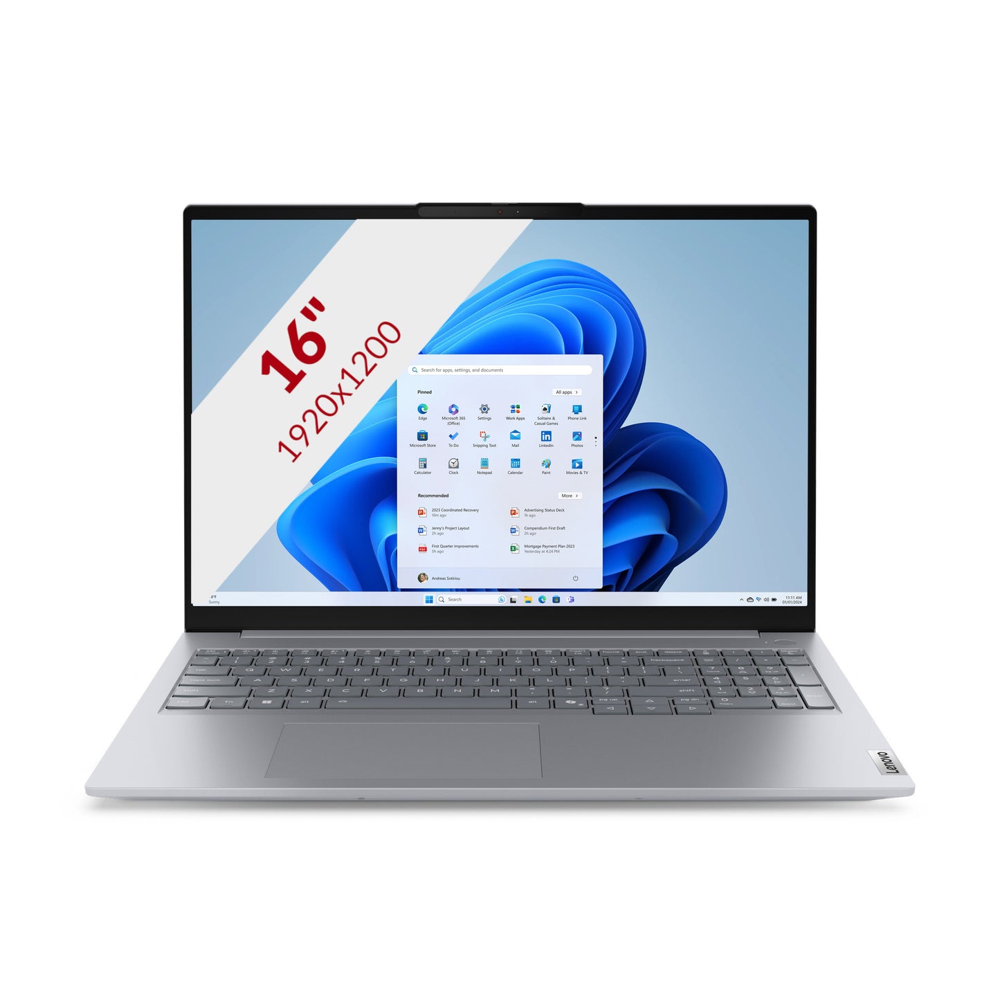 Ordinateur portable Lenovo thinkbook 16 g8 ial (21sk00ebmh) 16 (gris | core ultra 5 135h | graphiques arc | 16 go | SSD 512 go)