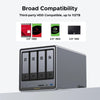 Ugreen nasync dxp4800 plus (gris, 1x 2,5GBe, 1x 10GBE, HDMI, USB-C)
