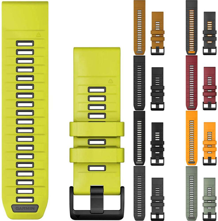Garmin fenix 8x 7x 6x bracelet en silicone quickfit™ 26 mm