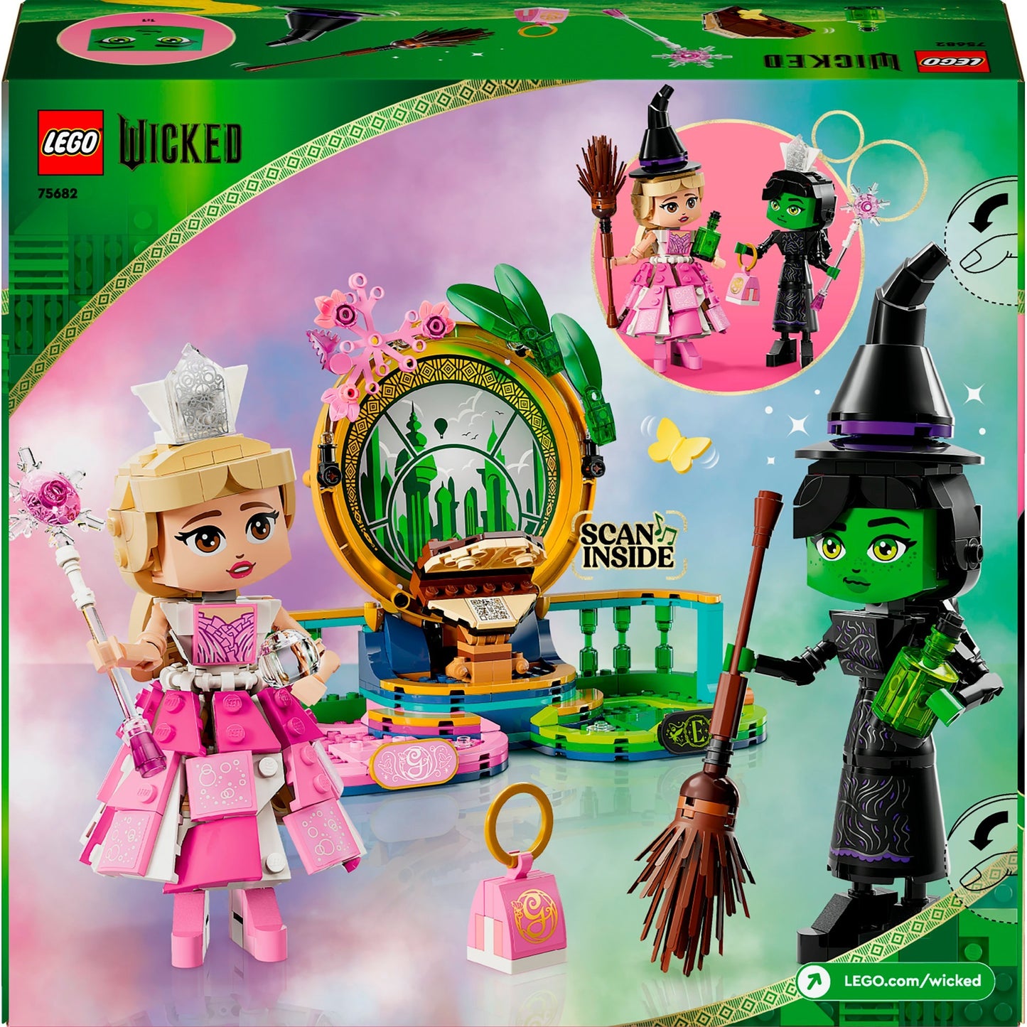 Lego 75682 Wicked Elphaba et Glinda Figures