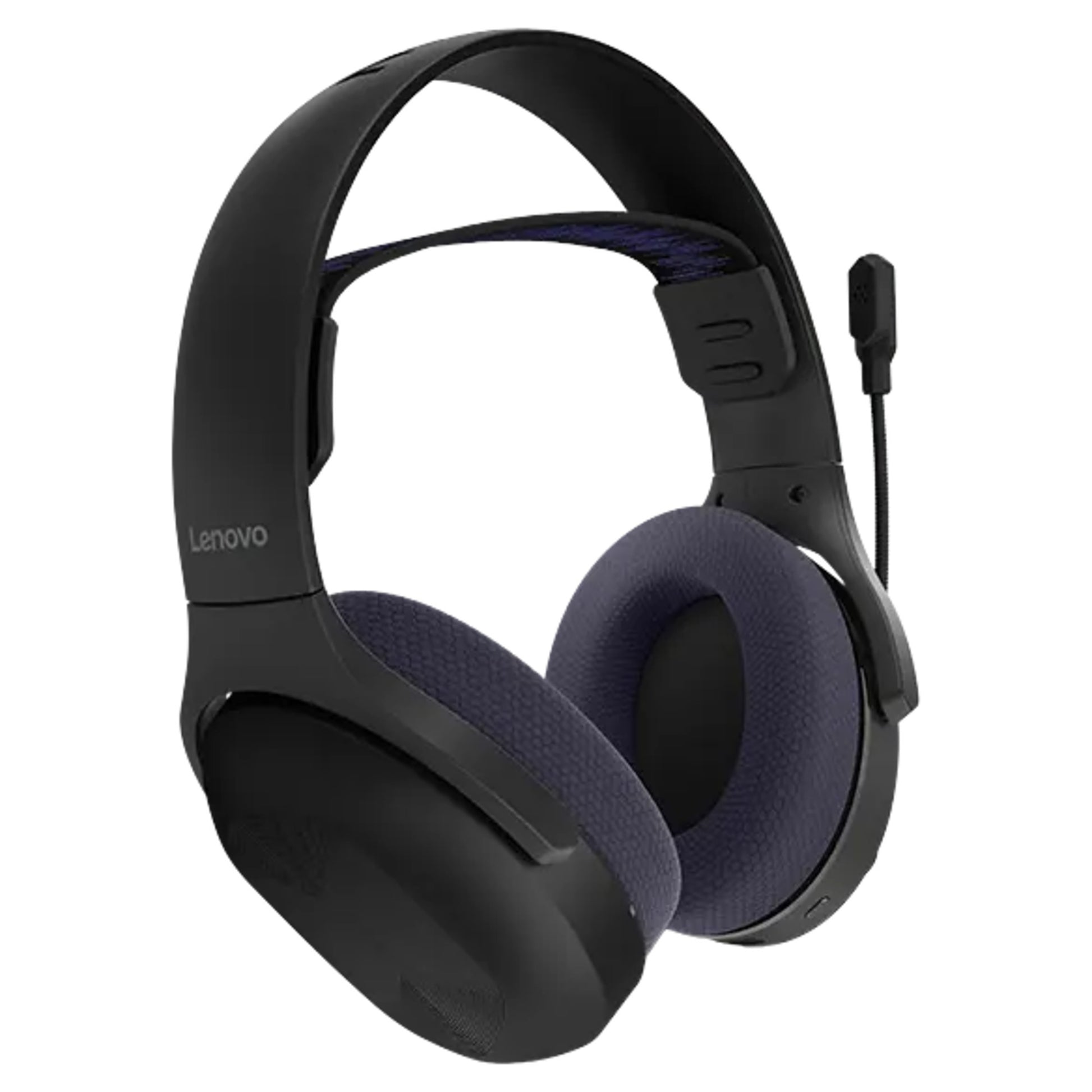 Lenovo Legion H410 Casque de jeu sans fil supra-auriculaire (noir violet, Bluetooth, 2,4 GHz, Playstation 4, Playstation 5, Nintendo Switch, PC)