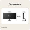 Moniteur incurvé LG Ultrawide 34U601B-B 34 (noir, HDMI, DisplayPort, AMD FreeSync, 120 Hz)