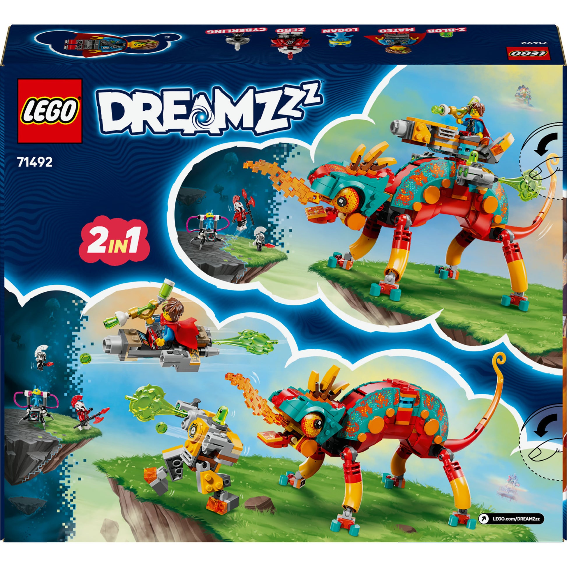 Lego 71492 Dreamzzz Mateo's Fire Cameleon