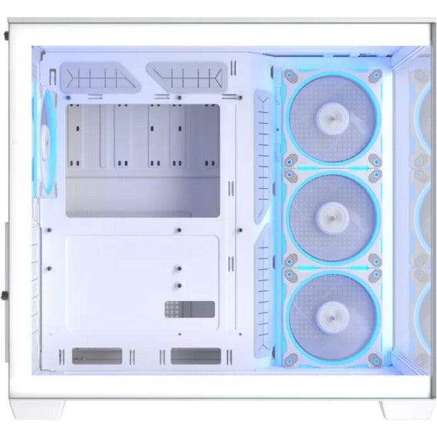 Boîtier tour midi Asus a32 plus (blanc | 2x USB-A | 1x USB-C | RVB | verre trempé)