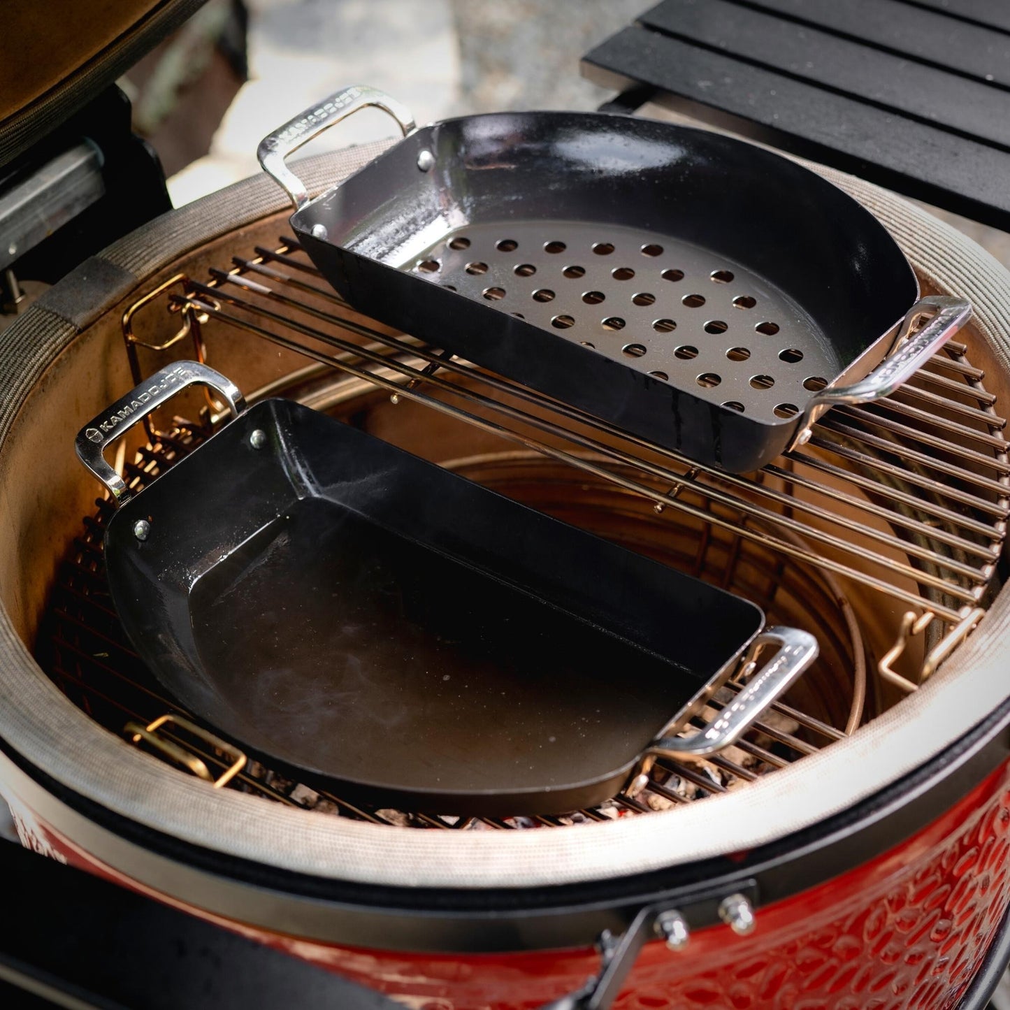Kamado Joe Karbar Half Pan Set