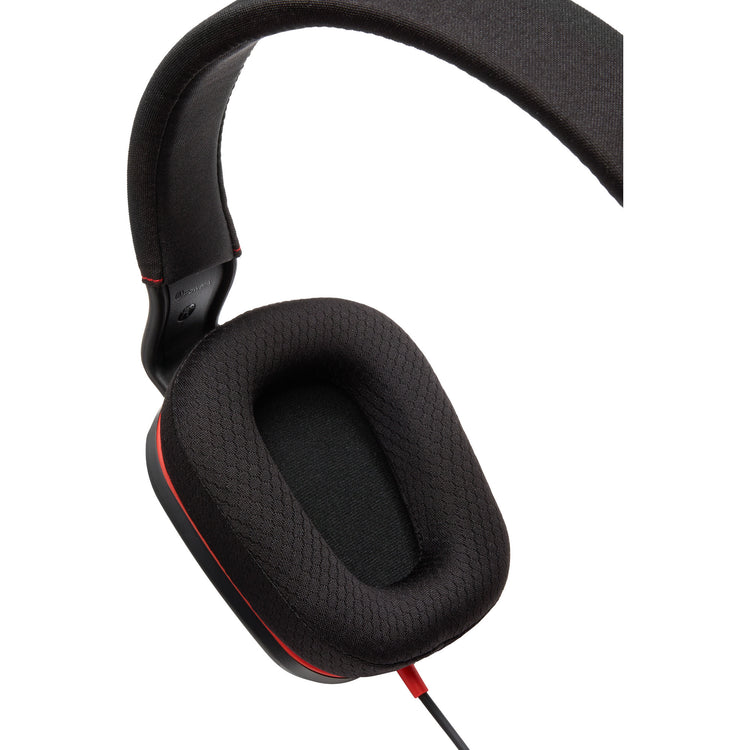 Casque stéréo filaire Powera pour casque de jeu supra-auriculaire Nintendo Switch 2 (noir rouge, Nintendo Switch 2, Nintendo Switch – modèle OLED, Nintendo Switch, Nintendo Switch Lite)