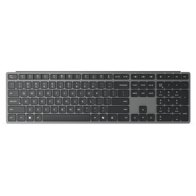 Lenovo 700 clavier sans fil multi-appareils moderne-ensemble de bureau euro103p (gris, 100%, 2.4 GHz, Bluetooth)