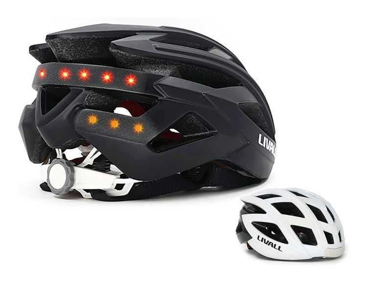 Livall bh60se neo ii - casque de vélo avec clignotant et haut-parleur
