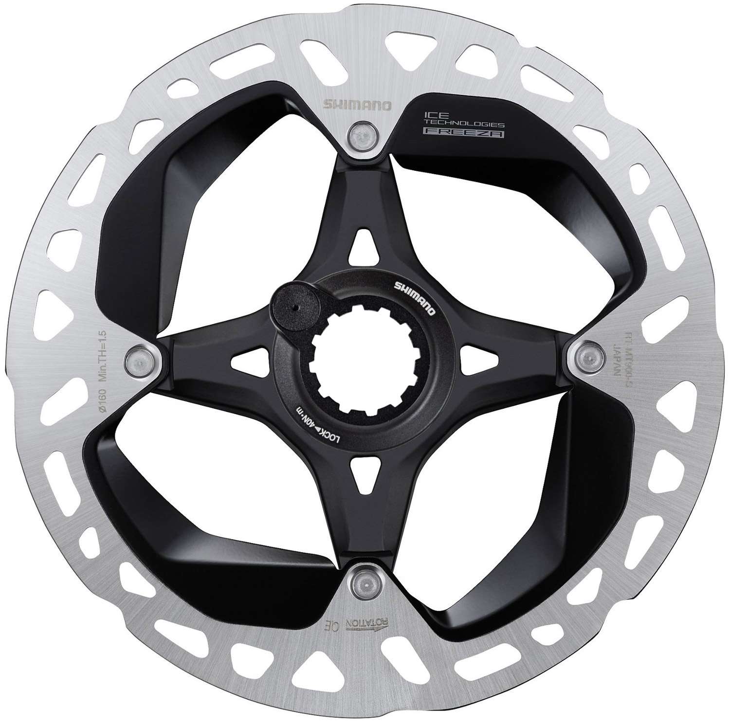 Shimano rt-mt900 rotor à disque à verrouillage central incl. aimant