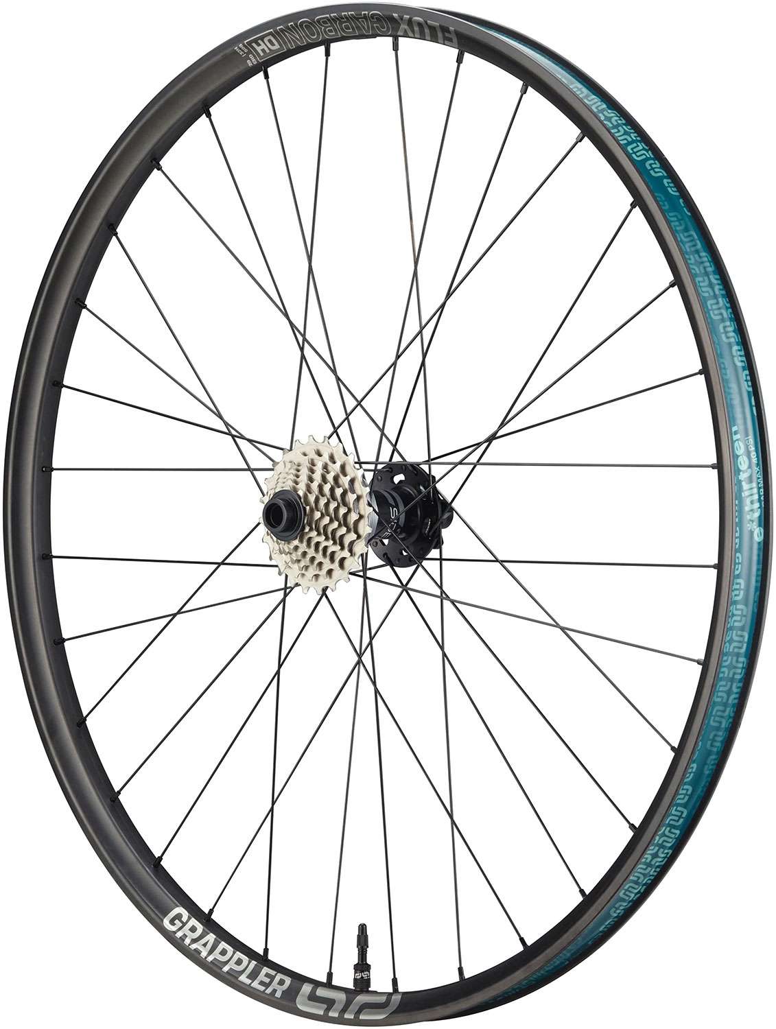 E*thirteen grappler sidekick flux carbone descente 12x157mm 29 arrière-plan