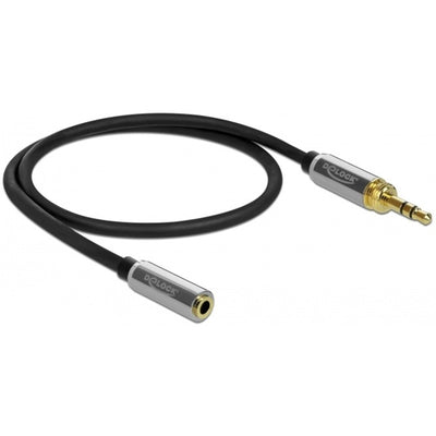 Delock stéréo jack 3,5 mm mâle à 3 broches> femelle