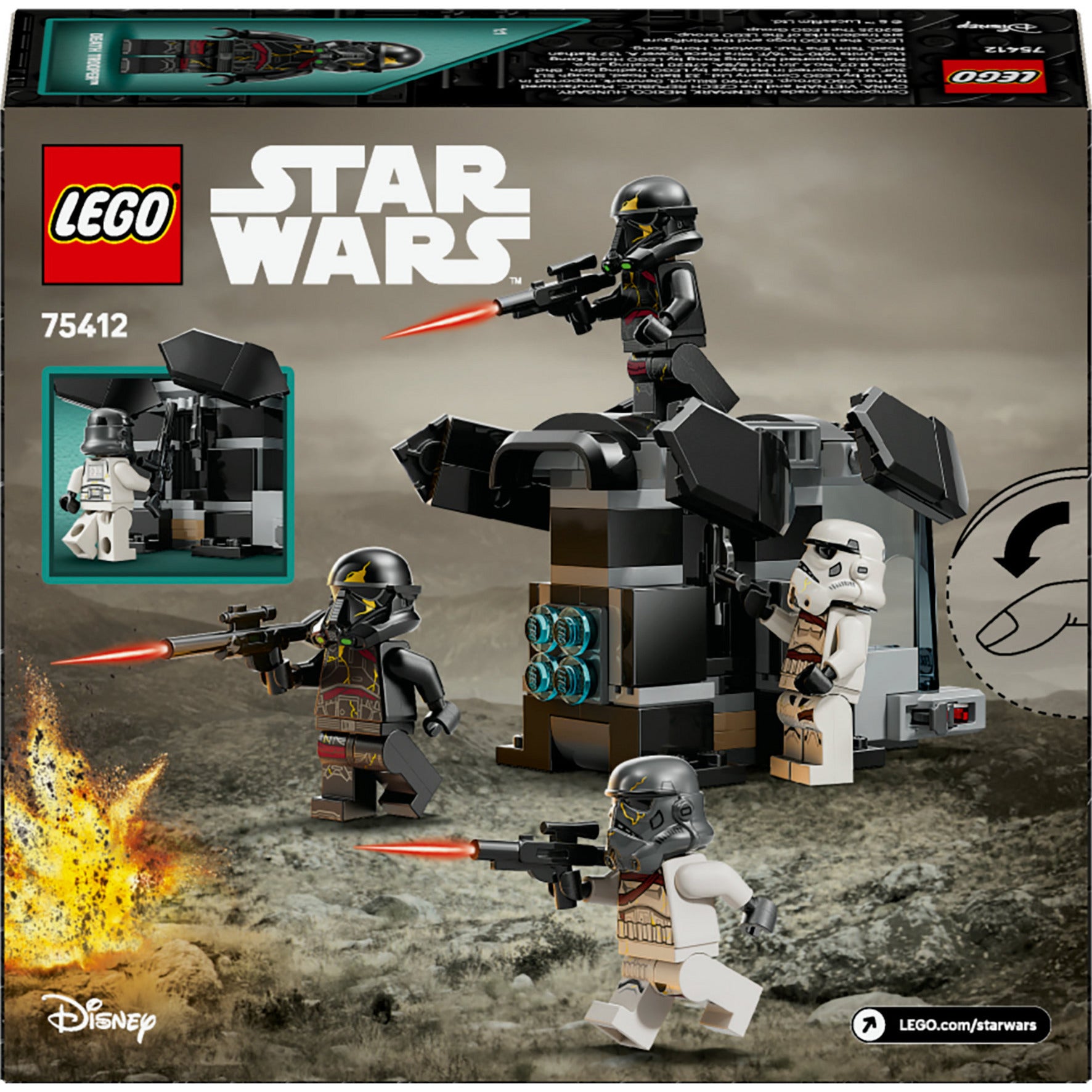 LEGO 75412 Star Wars Death Death Trooper et Night Trooper Battle Pack