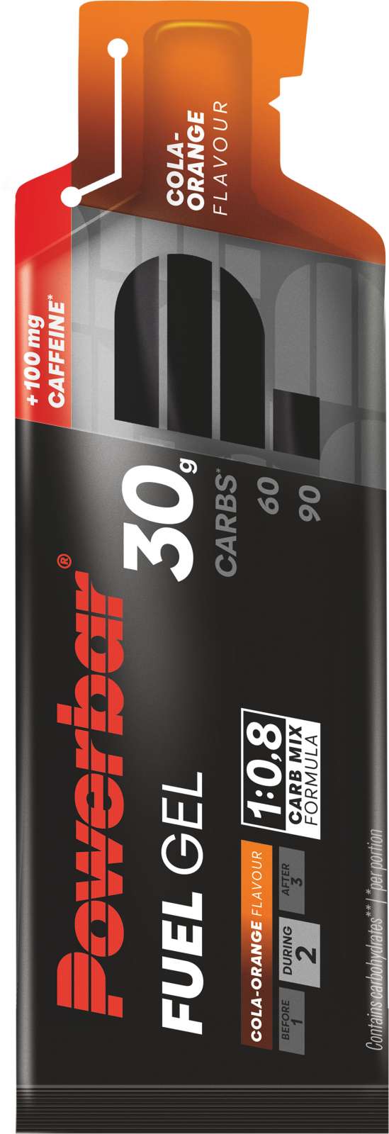 Gel combustible Powerbar ligne noire 30 50ml