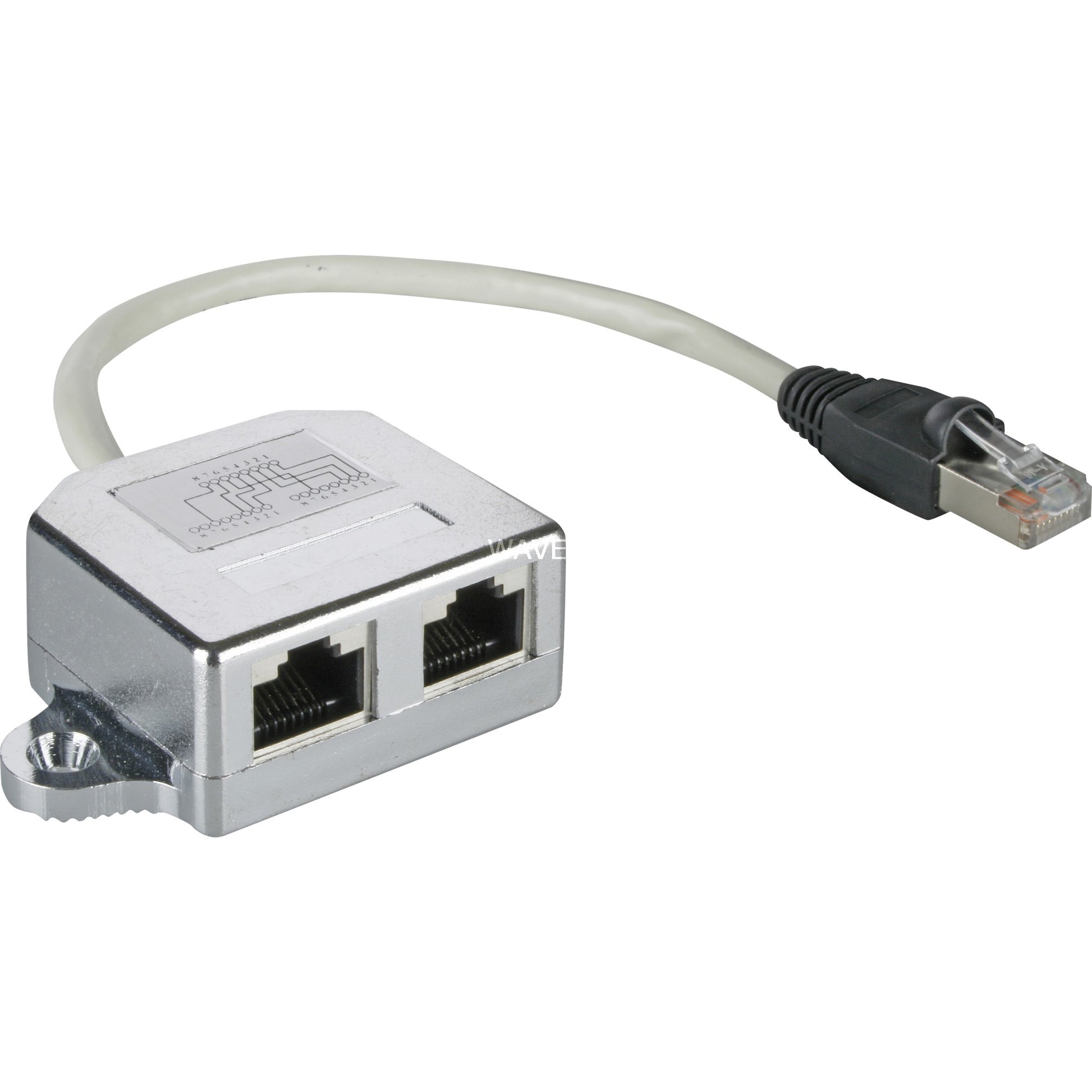 Splitter de câble Goobay RJ45 Cat.5 F UTP T-Adapter