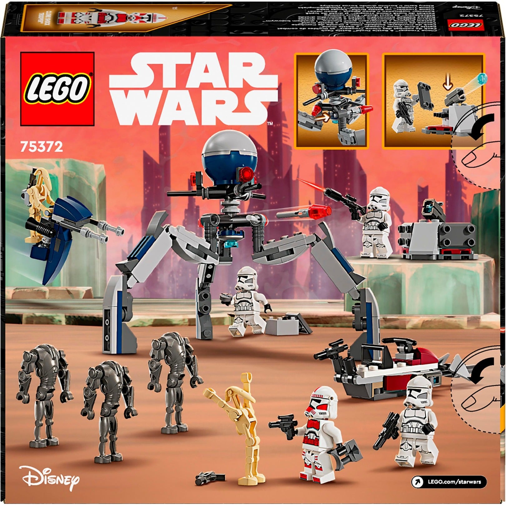 LEGO LEGO Star Wars 75372 Clone Trooper and Battle Droid Battle Pack