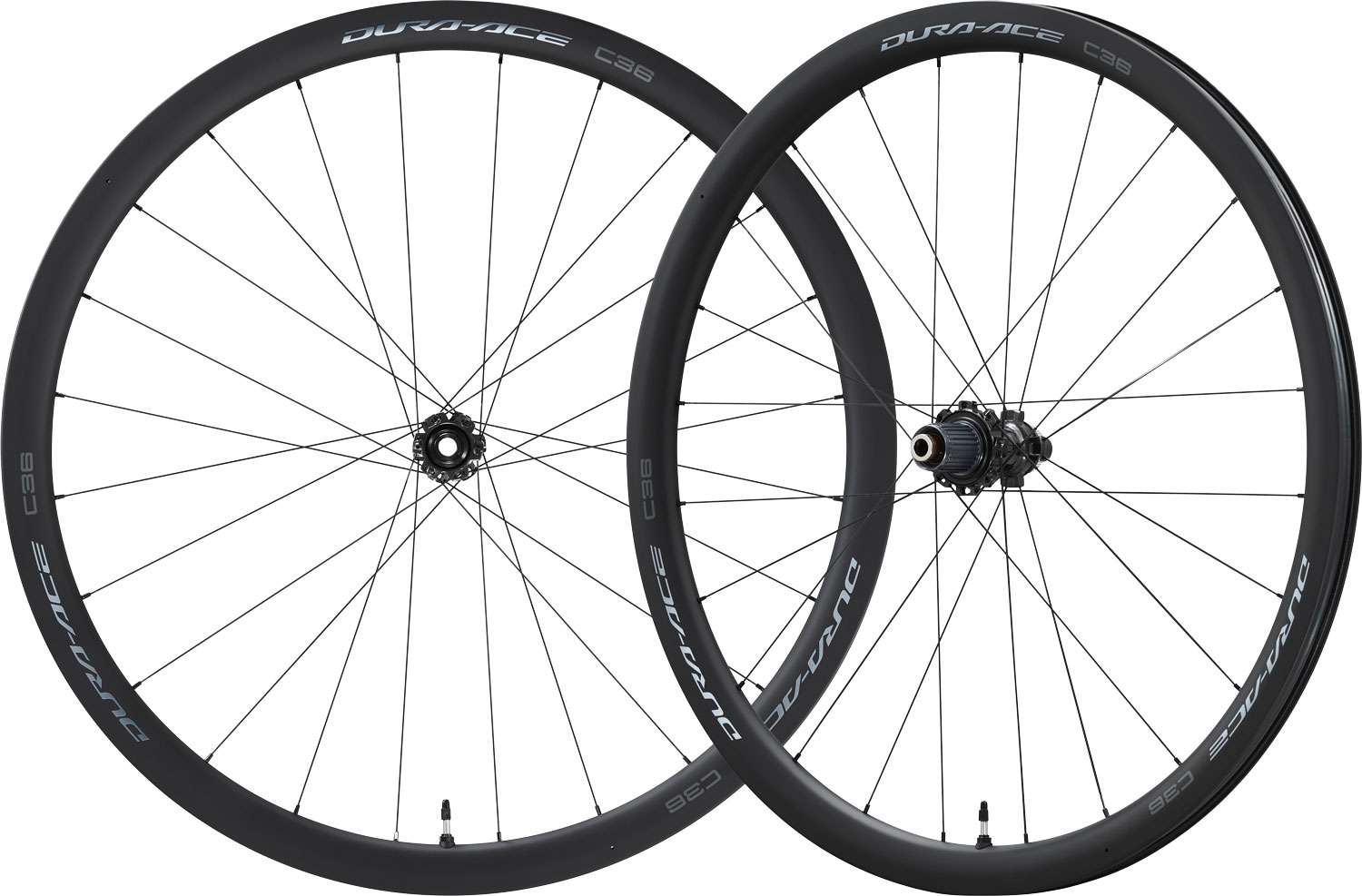 Paire de roues Shimano Dura Ace WH-R9270-TL 28 Center Lock en carbone