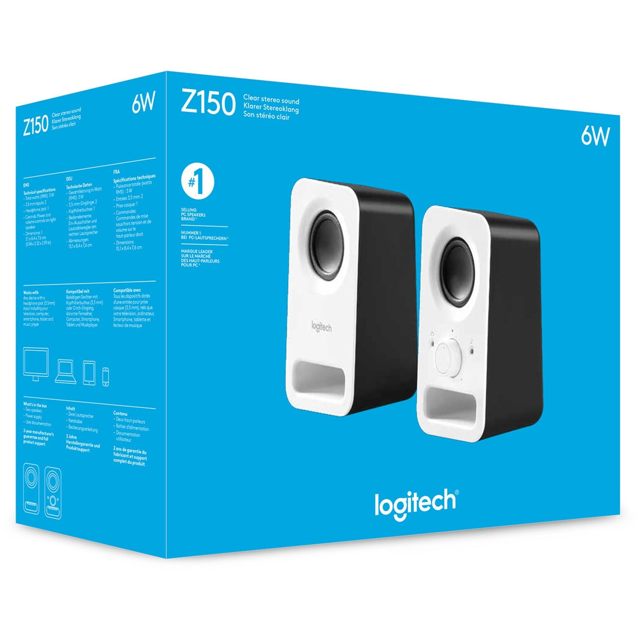 Locuteurs multimédias Logitech Z150