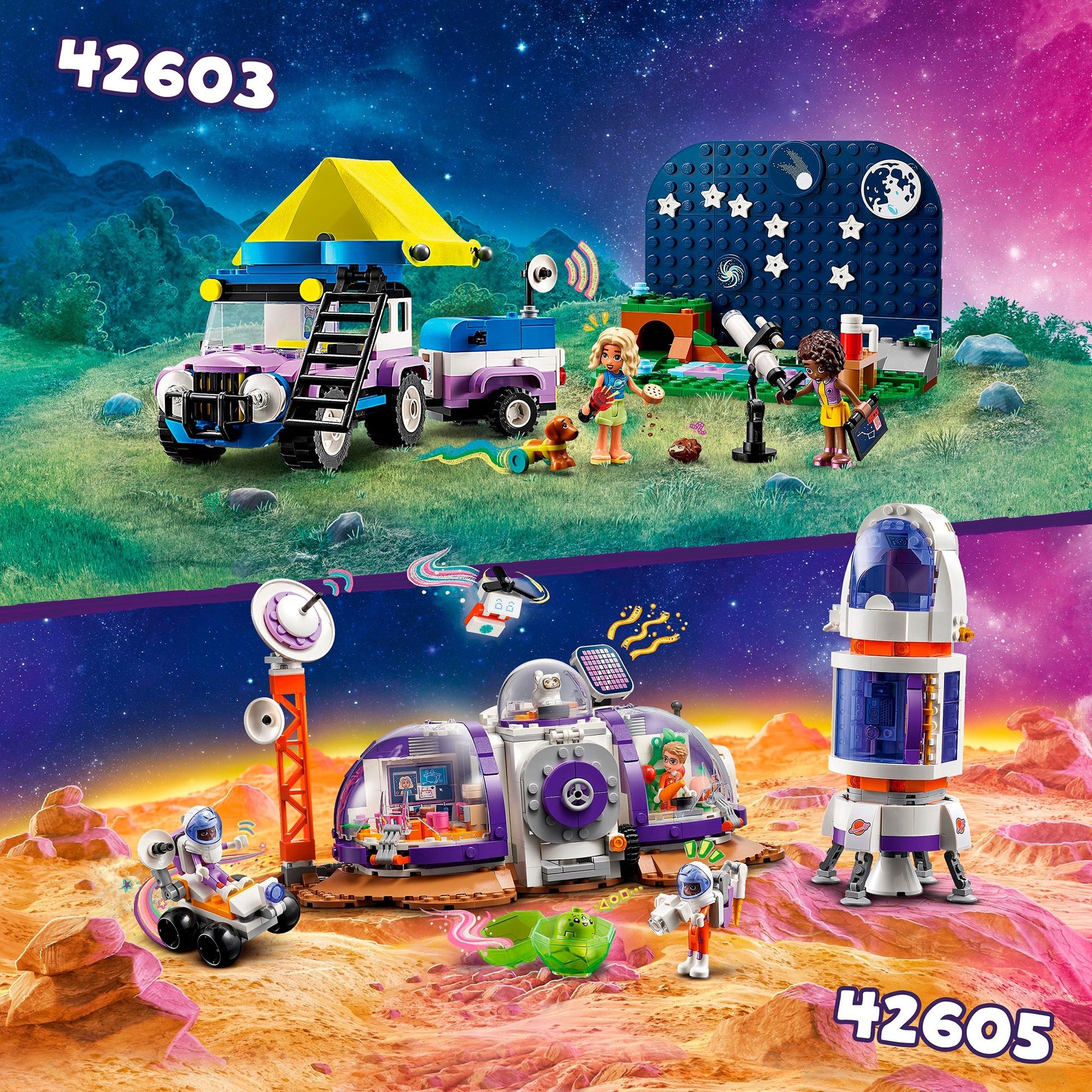 LEGO LEGO Friends 42603 Véhicule de camping astronomique