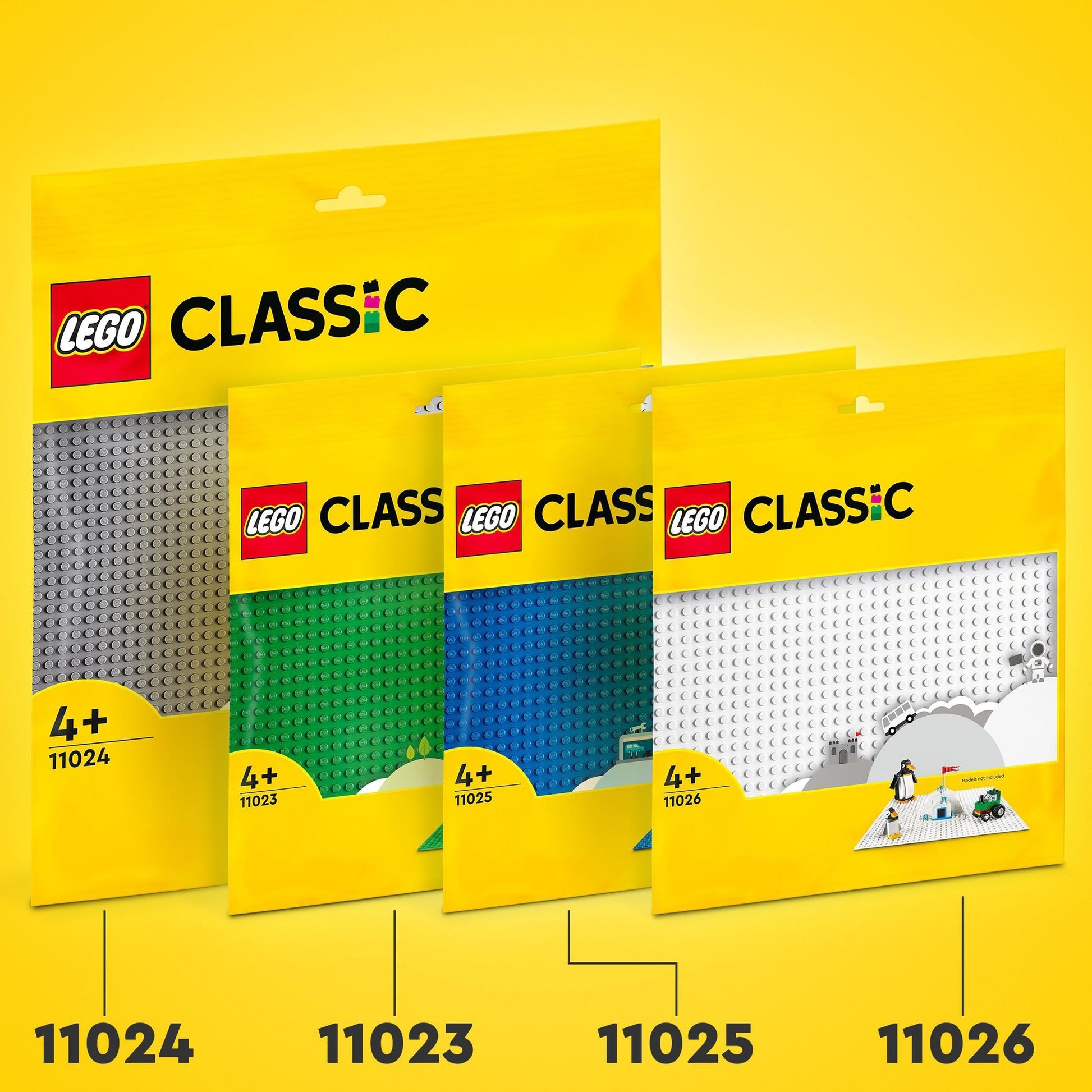 Plaque de construction gris LEGO LEGO 11024