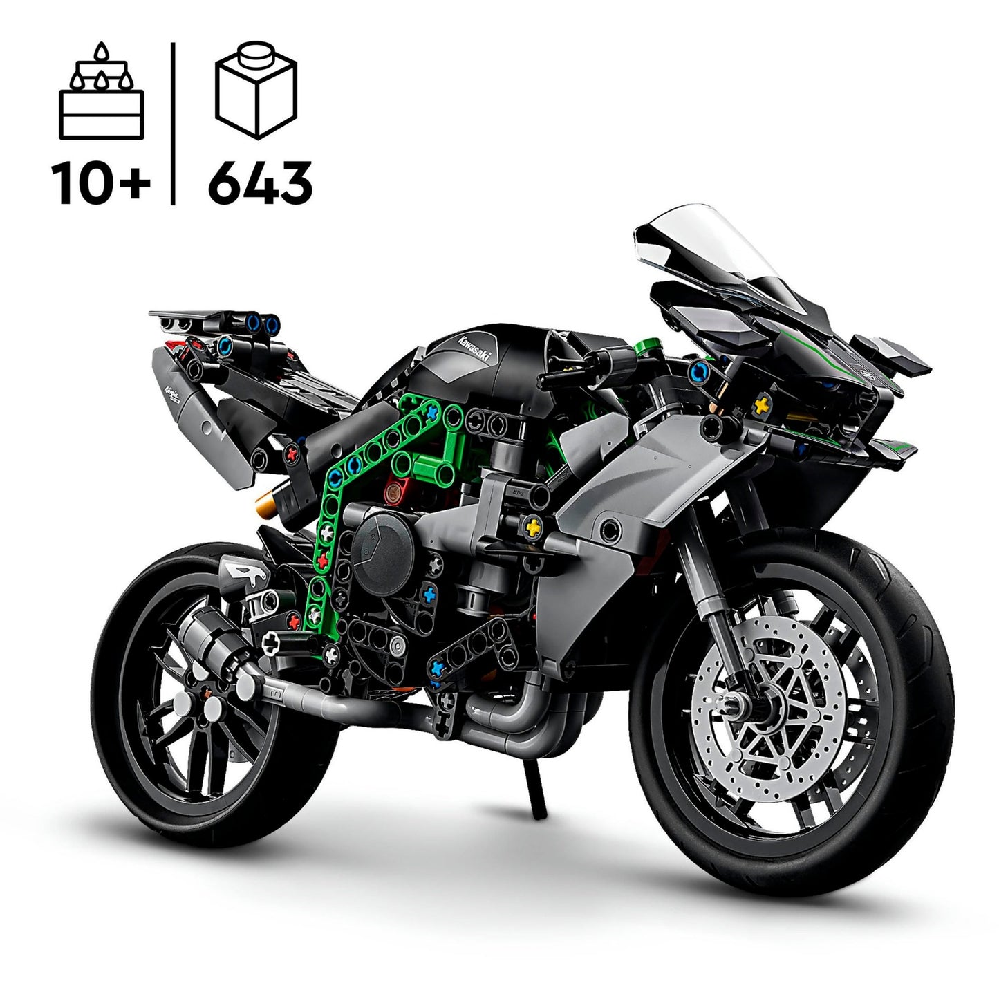Lego Lego Technic 42170 Kawasaki Ninja H2R Motor
