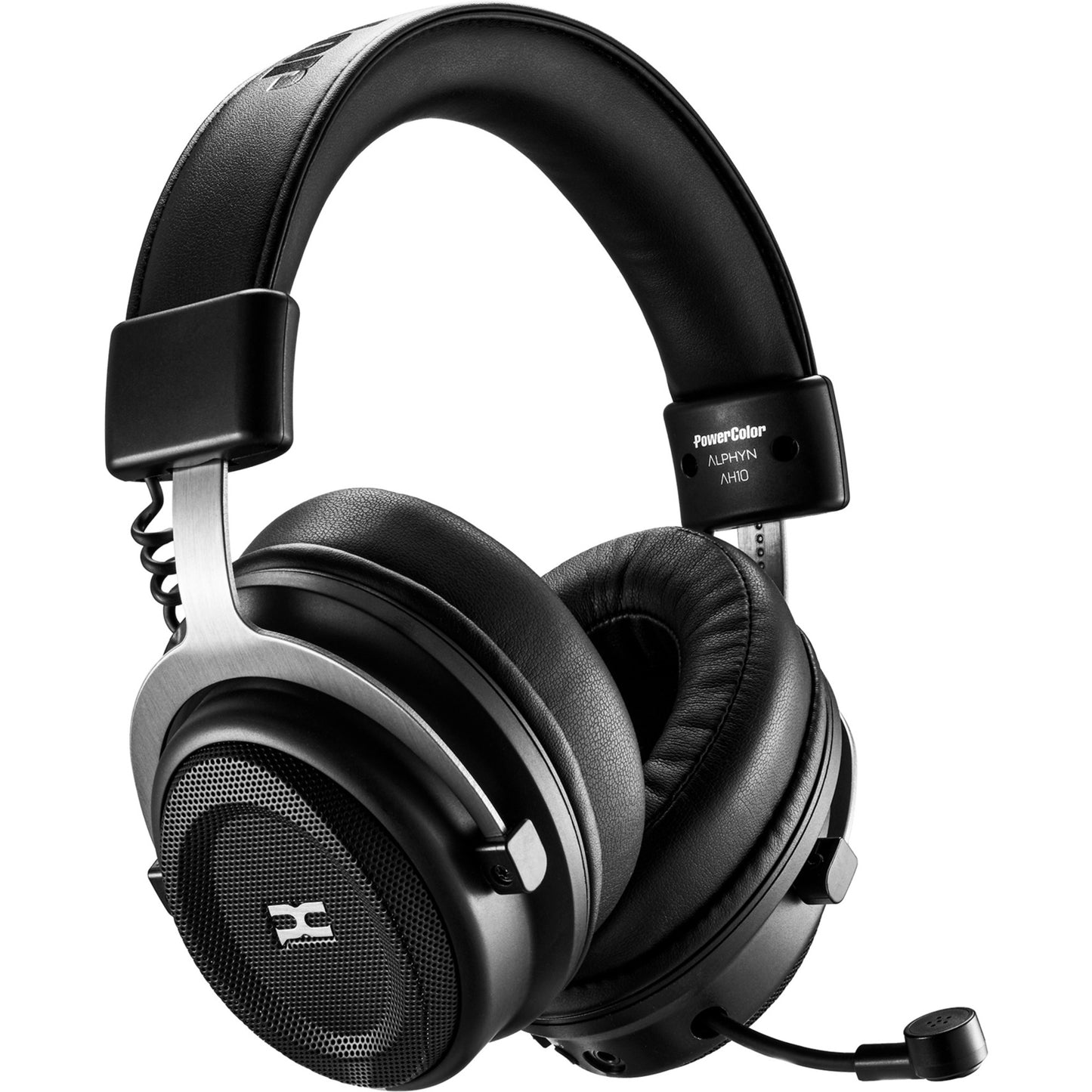 Casque de jeu supra-auriculaire sans fil Powercolor Alphyn AH10 (noir, PC, console ou mobile)
