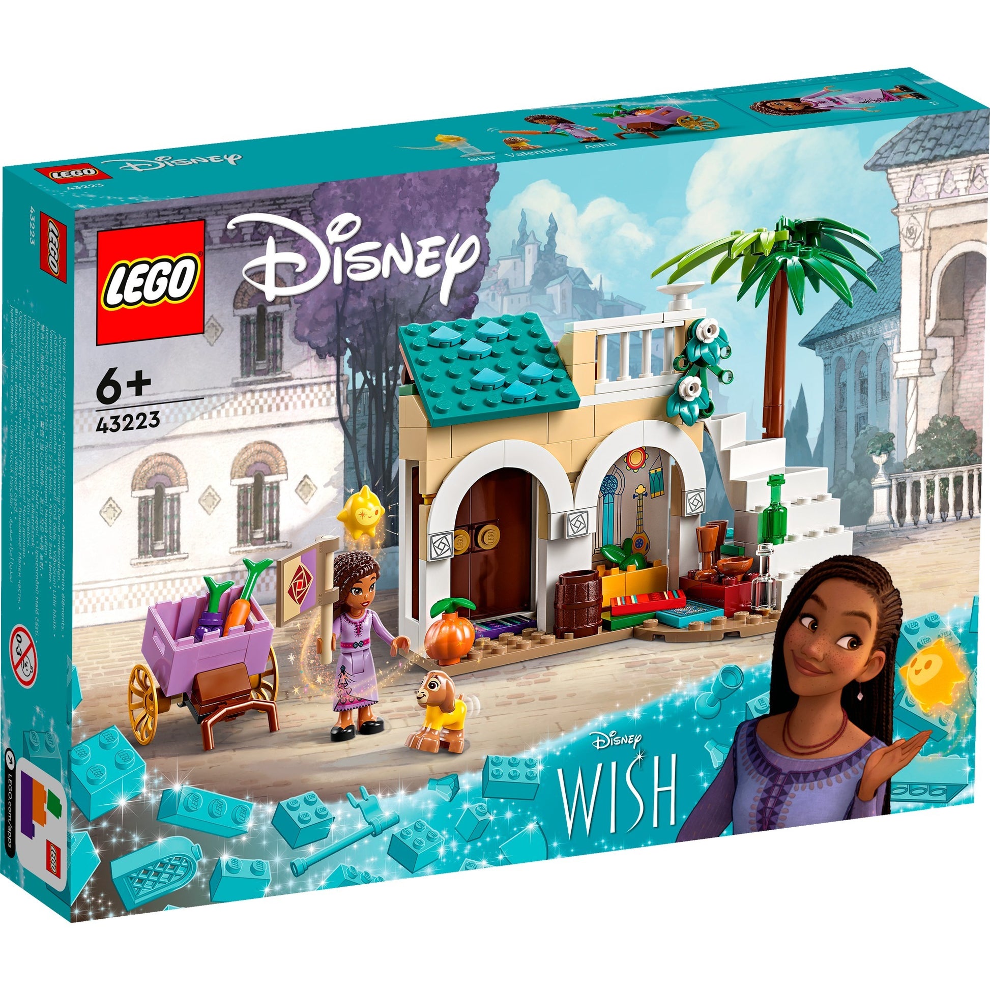 Lego disney - asha dans la ville jouets de construction Rosas (43223)