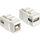 Module Dellock Keystone USB 2.0 A à USB 2.0 B Connexioni