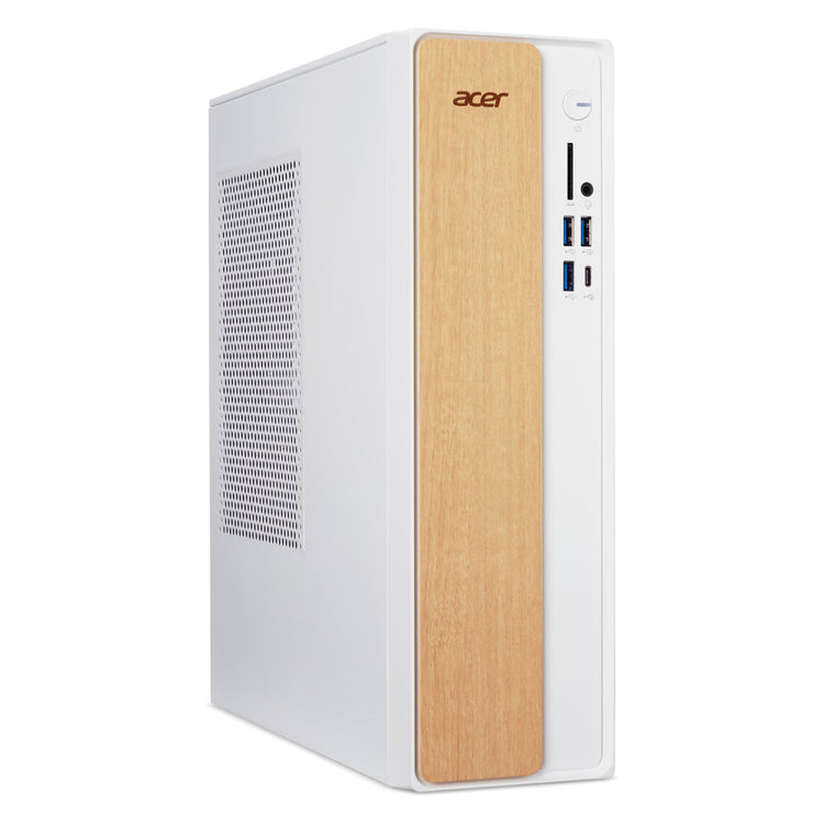 Système PC Acer Aspire TC XC102-H610D5 (couleur bois blanc | i5-14400 | Graphique UHD | 16 Go | SSD 512 Go)