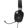 Casque stéréo filaire Powera pour casque de jeu supra-auriculaire Nintendo Switch 2 (noir rouge, Nintendo Switch 2, Nintendo Switch – modèle OLED, Nintendo Switch, Nintendo Switch Lite)