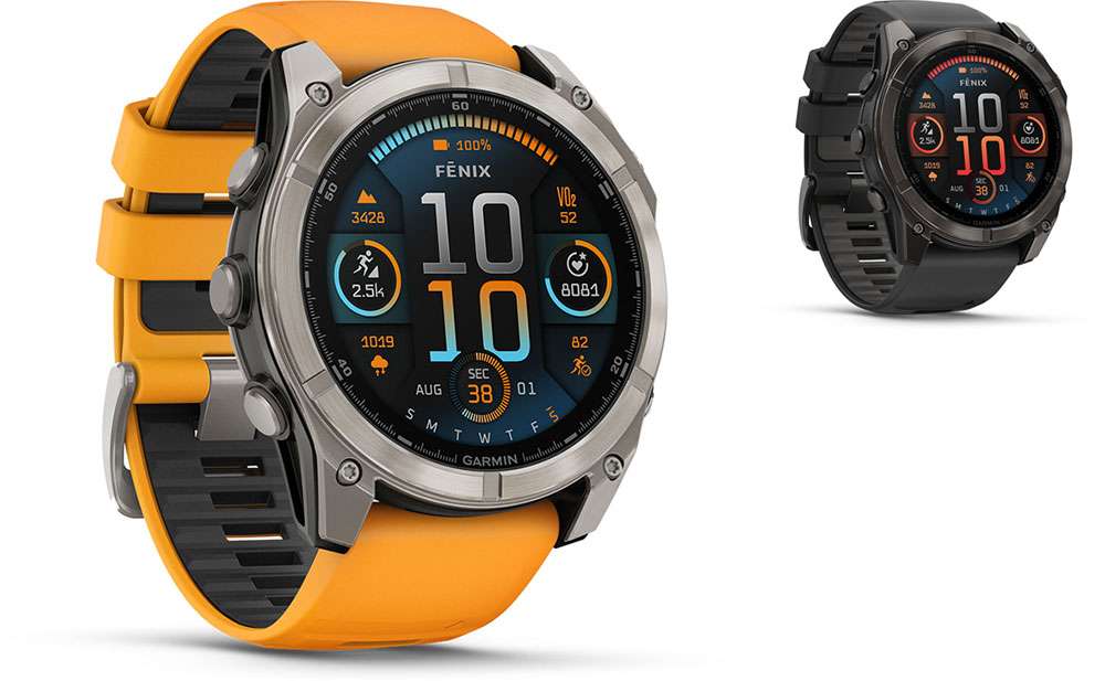 Garmin fēnix® 8 - 51 mm saphir amoled - Montre intelligente multisport GPS