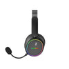 Casque de jeu supra-auriculaire sans fil Hator Phoenix 2 (noir, RVB, 2,4 GHz Bluetooth 5.4 USB-C)