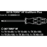 Wera 367 6 Torx HF Tournevis Set Kraftform Plus + - afbeelding 5