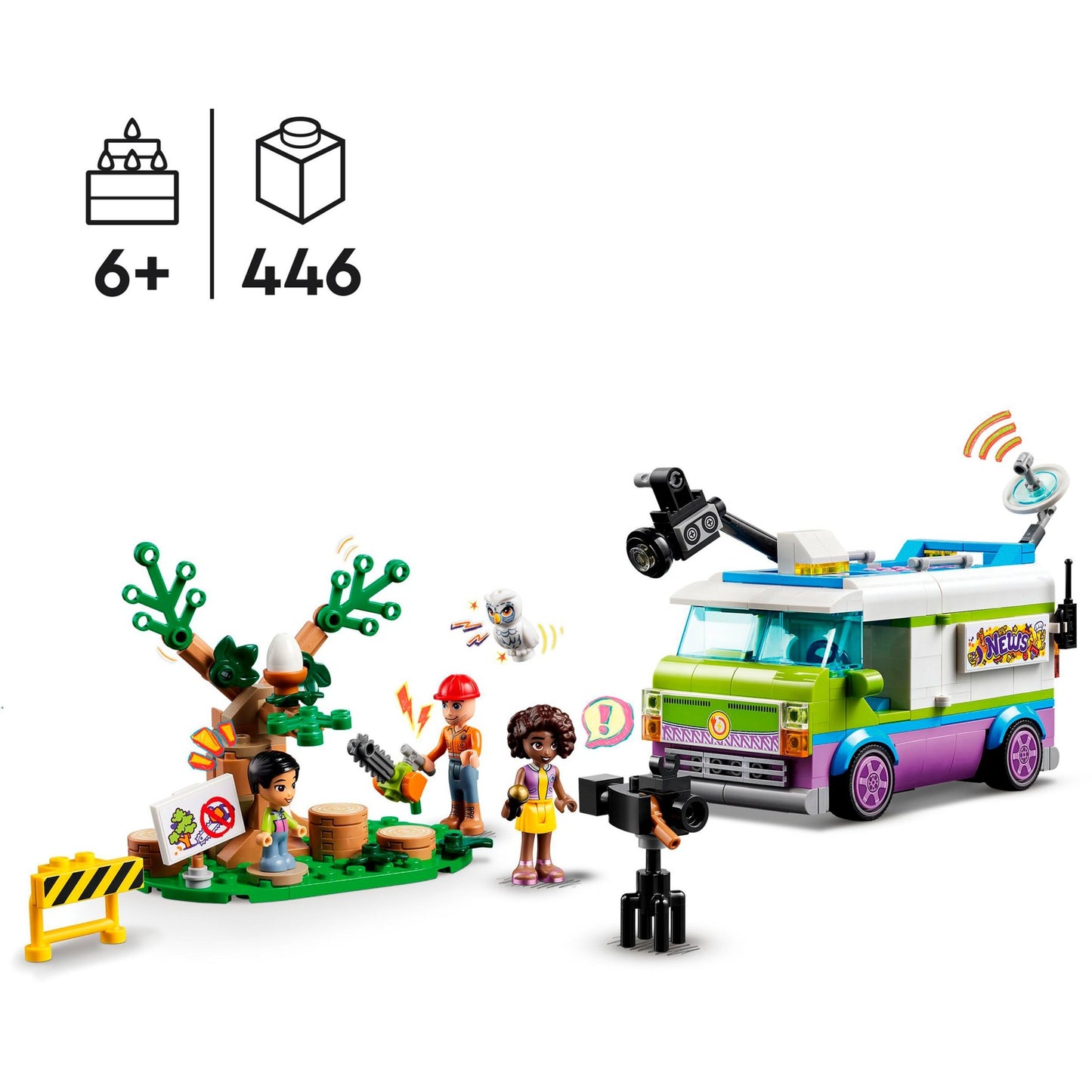 LEGO LEGO Friends 41749 Bus de nouvelles