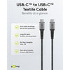 GOOBAY USB-C Snell Charger Nano (65 W) et câble textile USB-C