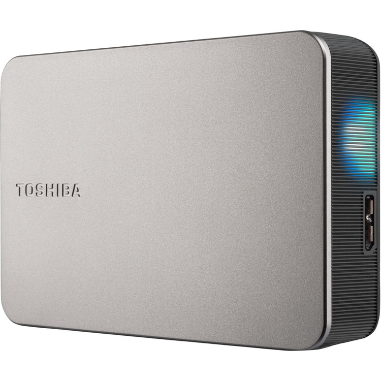 Toshiba Canvio Flex, disque dur externe 4 To (argent clair, HDTX240Escca, USB 3.2 Gen 1)