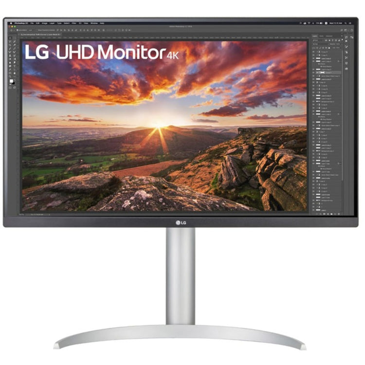 Moniteur LG Ultrafine 27UP850K-W 27 4K UHD (argent noir, 2x HDMI, Display Port, 2x USB-A, USB-C)