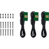 Thermaltake ct120 ex argb sync ventilateur de refroidissement pc racing vert (pack de 3 ventilateurs) ventilateurs de boîtier (vert, 3 pièces, 120 x 120 x 25 mm, pwm)
