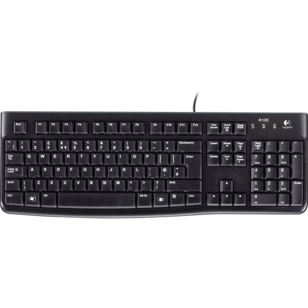 Logitech Logitech K120 Style Business USB Clavier [USB, 104-Key, Numpad, durable, noir]