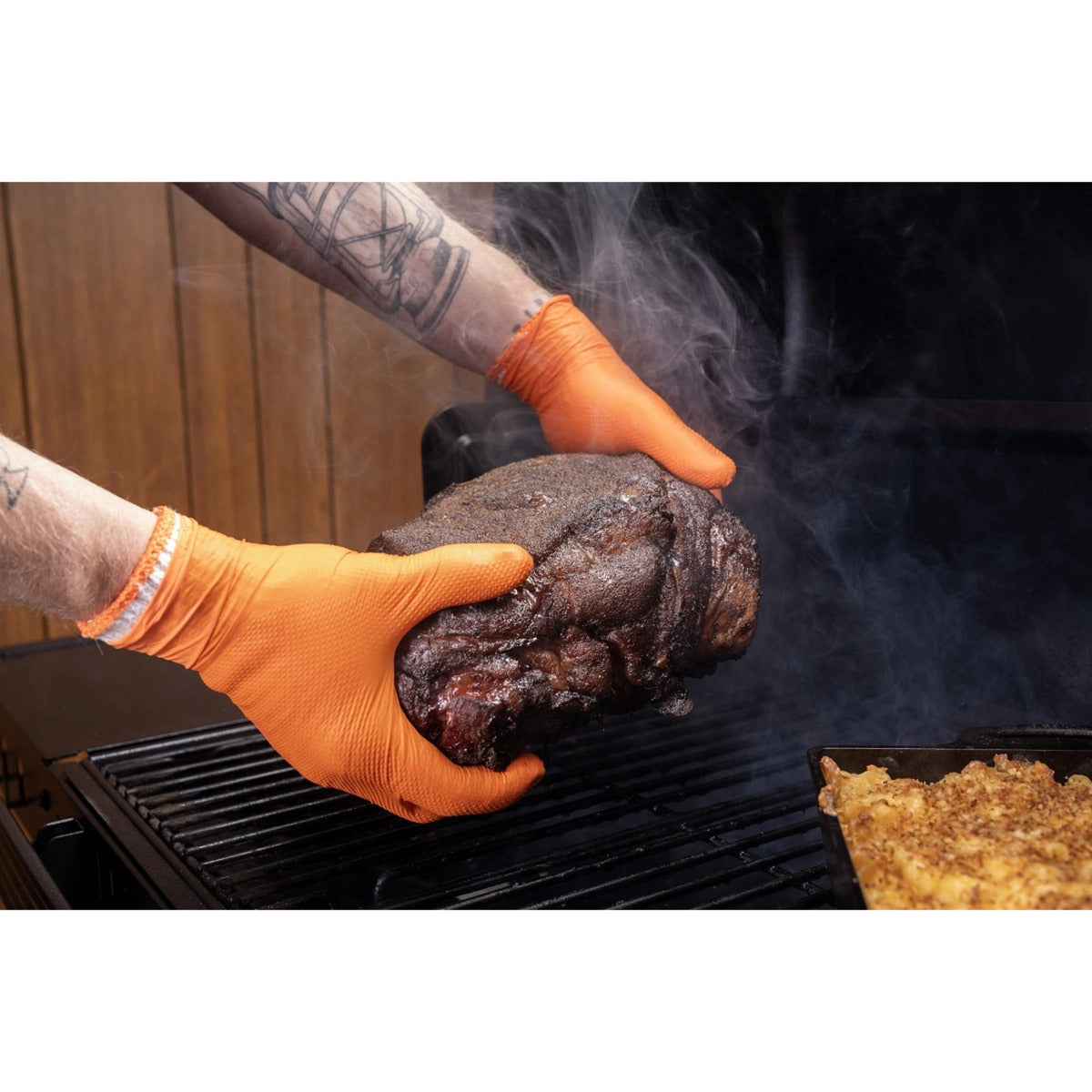Gants de préparation pour barbecue Traeger (orange)