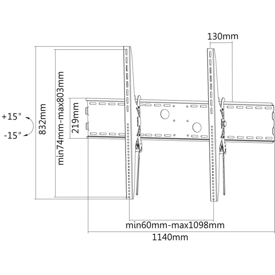 Neomount par Newstar LFD-W2000 TV Wall Support