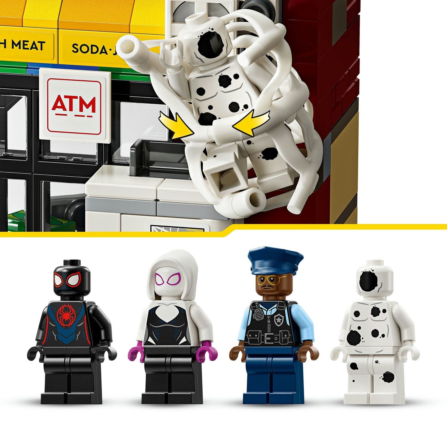 LEGO LEGO Super Heroes 76311 Spider-Verse: Miles Morales Vs. moquerie