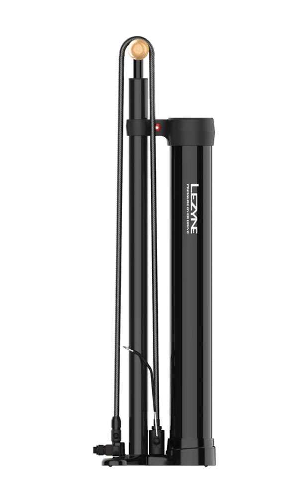 Pression Lezyne sur la pompe à pied tubeless à entraînement