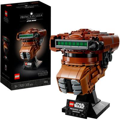 Lego star wars - jouet de construction de casque de princesse Leia (boushh) (75351)